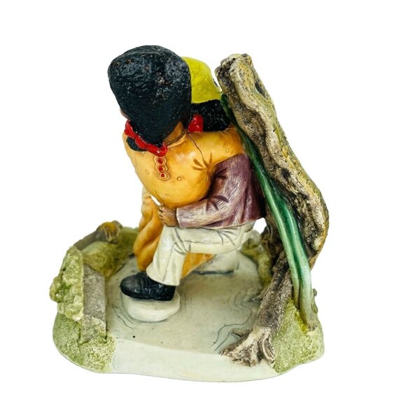 Vintage Black Americana Figurine 1990 Lovers Leap Naturecraft England u - Picture 3 of 5